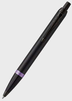 Шариковая ручка Parker IM 17 Professionals Vibrant Rings Amethyst Purple BT, фото